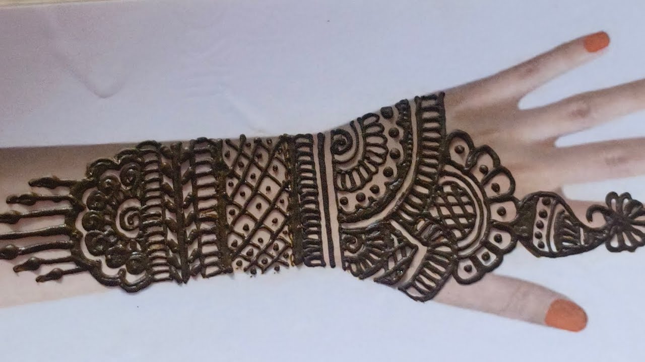 Very simple  mehndi designs for hands||Ramadan special mehndi designs||