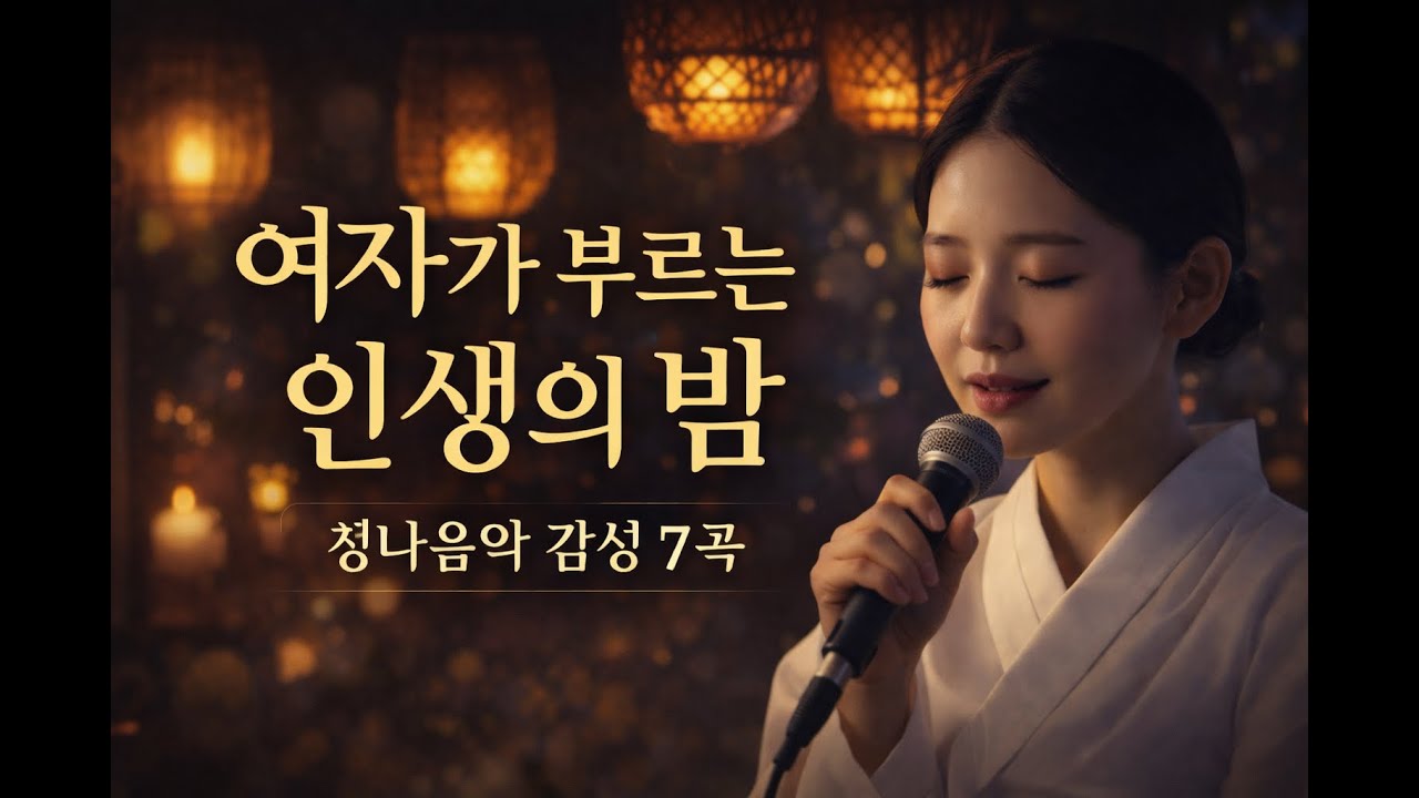 여자가 부르는 인생의 밤｜여성보컬 감성 모음 7곡｜청나음악