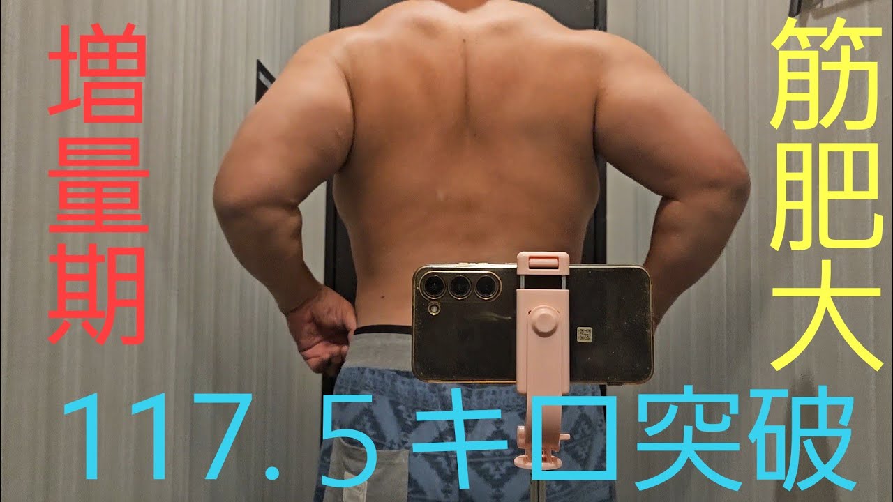 1/15始動｜117.5kg到達、残り3ヶ月の肉体改造が始まった