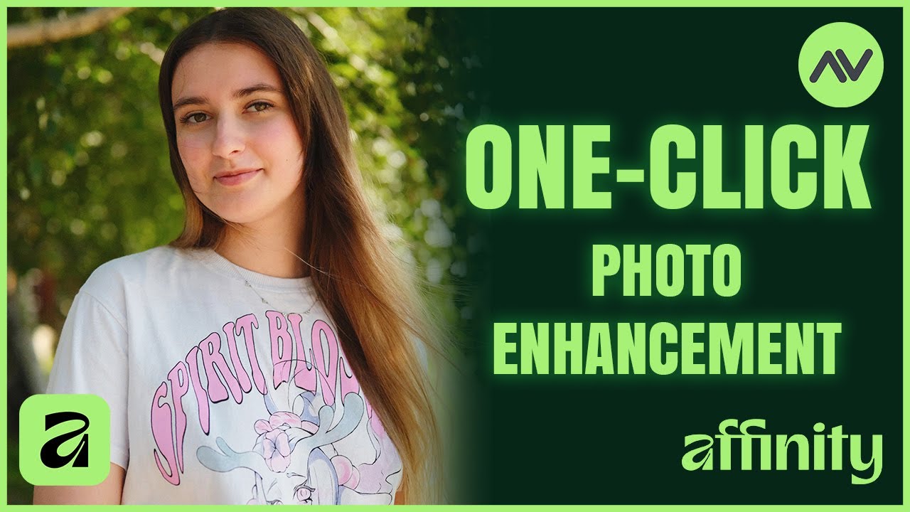 Улучшение фотографий одним щелчком мыши в Affinity Photo 3 | Краткое руководство по Affinity 3