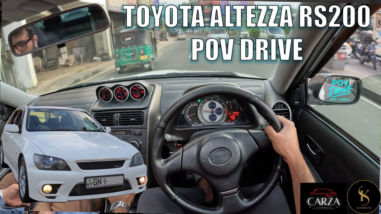 Toyota Altezza RS200 Turbo POV Drive and Walk-around Review. (K.S. Automotive & Carza)