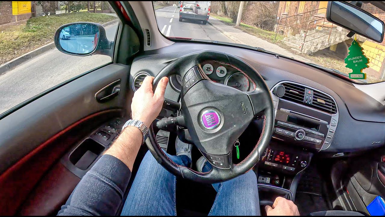 2009 Fiat Bravo [1.4 T-JET 16V 150HP] |0-100| POV Test Drive #1606 Joe Black
