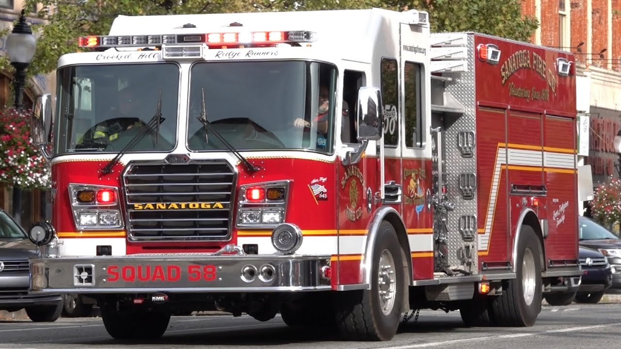 Sanatoga Fire Company Squad 58 Responding