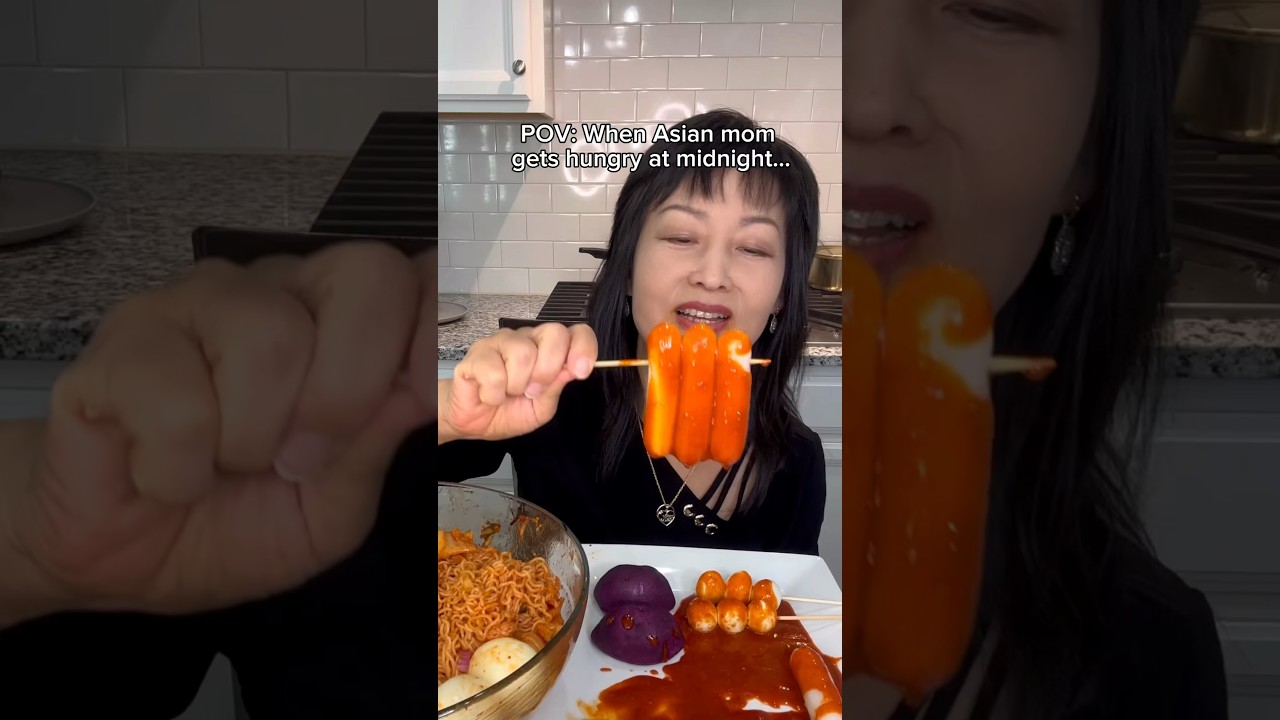 POV: When Asian mom gets hungry at midnight&hellip; #shorts #viral #mukbang
