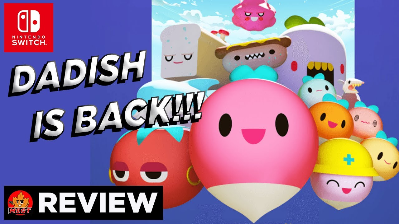DADISH 3 Nintendo Switch Review | Dadish Is Back and He Buffed Up!!