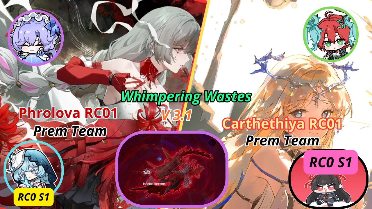 Whimpering Wastes 3.1 Infinite Torrents | S0R1 Phrolova & SOR1 Carthethyia | Wuthering Waves