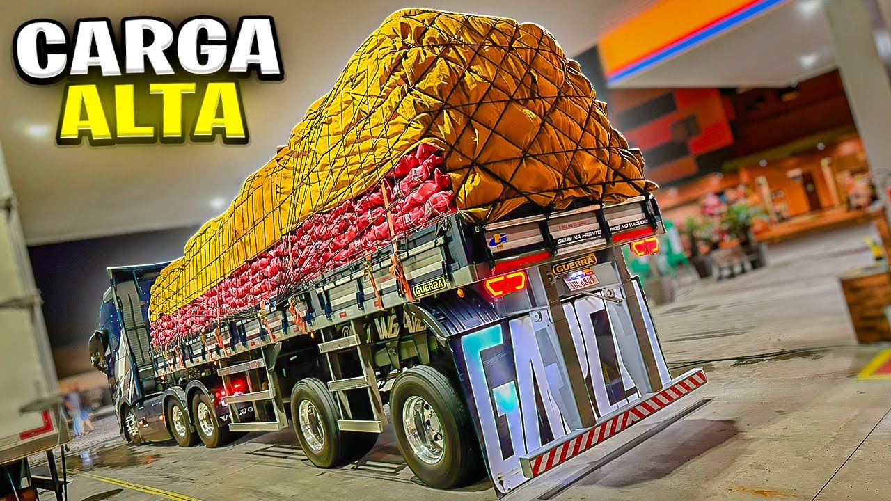 CARGA DE BATATA ALTA É MUITO PERIGOSA 😱 1400 SACOS CEASA