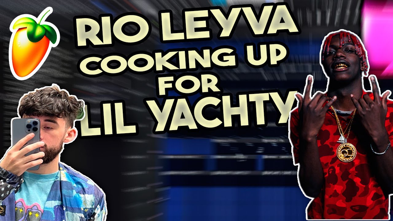 Rio Leyva Making Beats For Lil Yachty😱 | FL Studio 21 | FREE Drum Kit