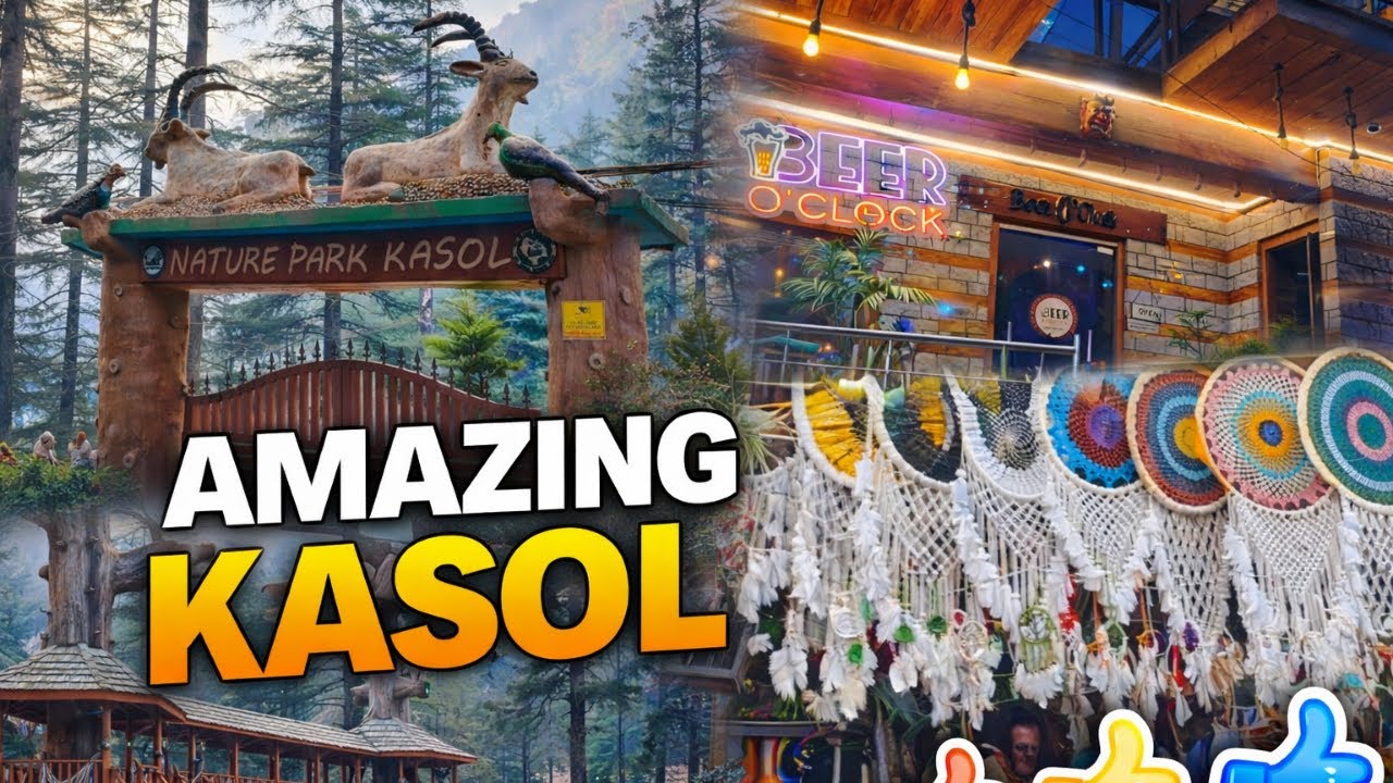 Kasol Mall Road & Nature Park – A Hidden Paradise in Himachal 🌲✨| Peaceful Walk in Nature Park 🌿