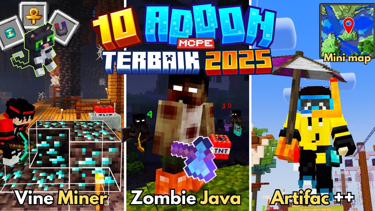 10 Addon MCPE Terbaik Di Sepanjang Tahun 2025