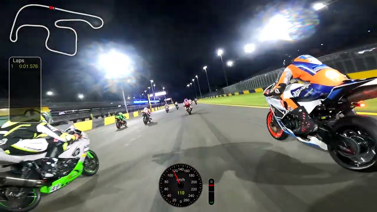 Round 4.1 (crash at Turn 8) - Race 2 - SMSP – Summer Night Series – 600cc - (09 Feb 2024)