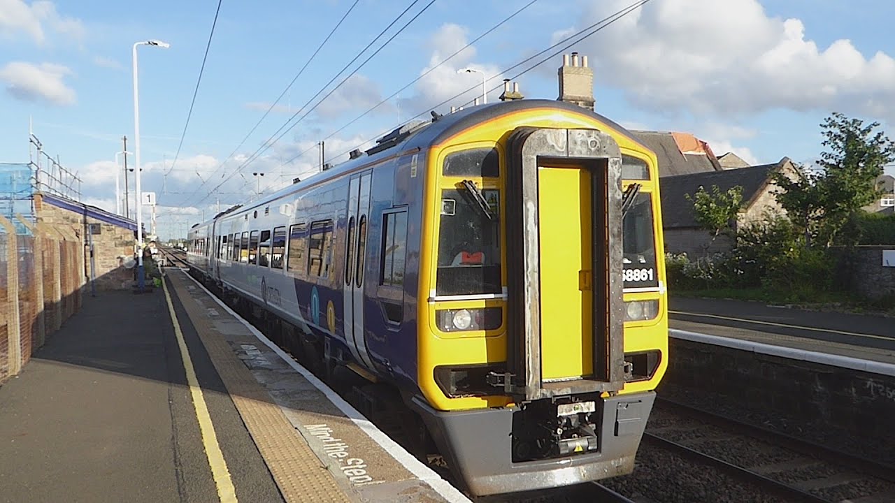 Northern Class 158 leaves Chathill (2/8/22)
