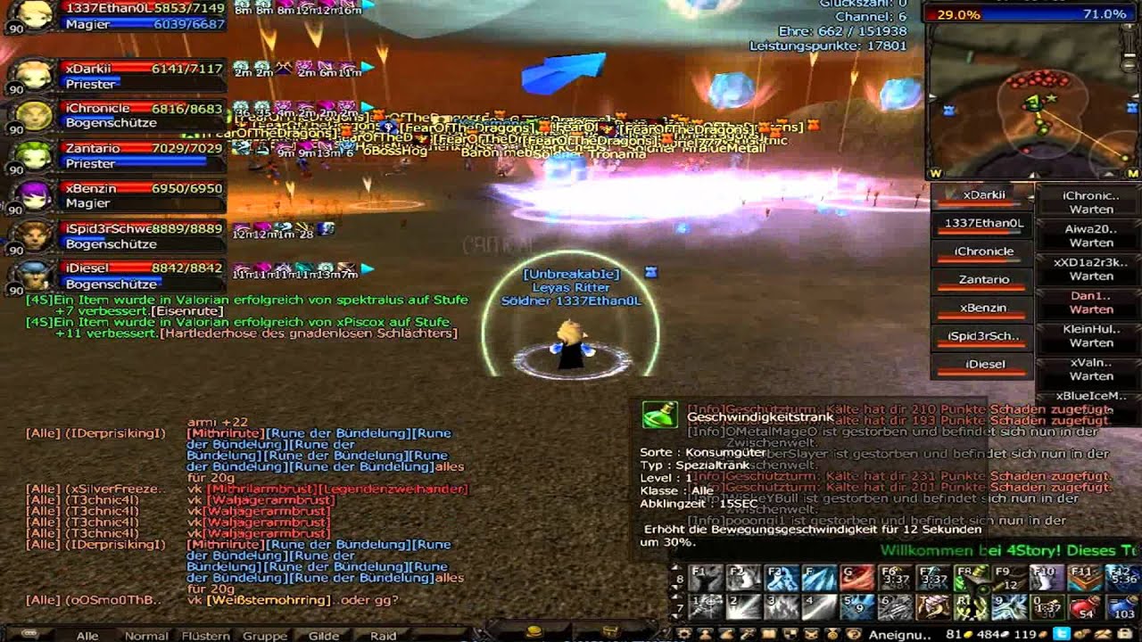 4story Unbreakable Vs FOTD PvP 08.04.2012