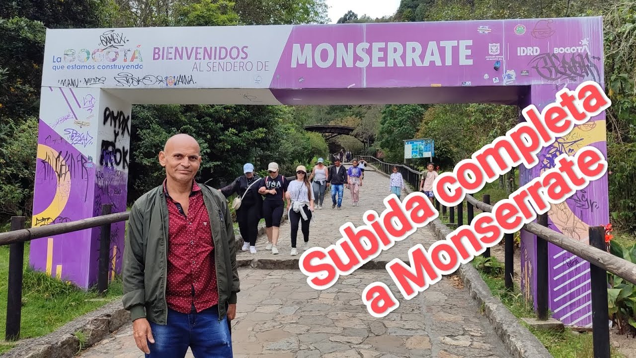 Subida completa a Monserrate por la vía peatonal. Exigente y muy bonito paseo #miColombia #turismo