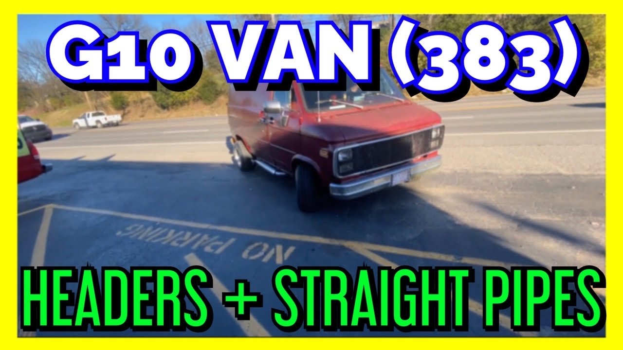 1984 G10 VAN TRUE DUAL EXHAUST w/ LONG TUBE HEADERS & STRAIGHT PIPES!