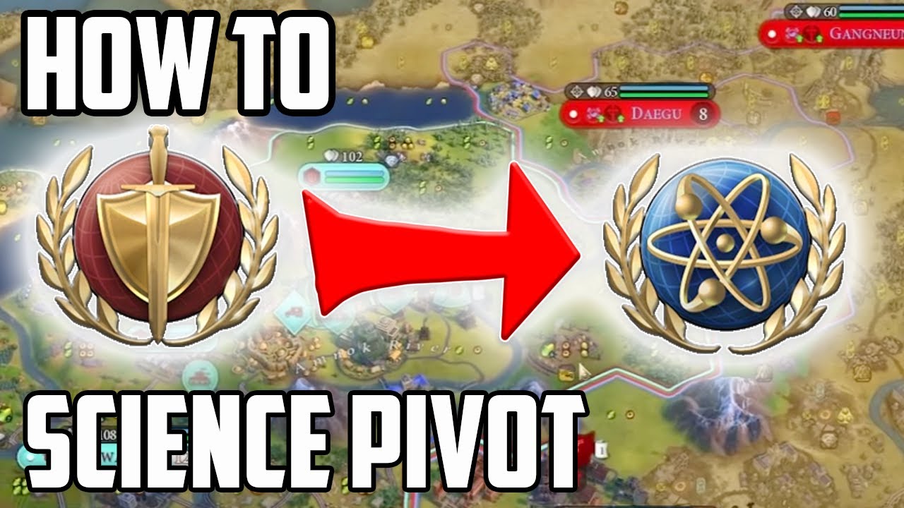 Civ 6 beginners guide 2022 - How to Pivot to a Science victory from a war - Aztec Overexplained