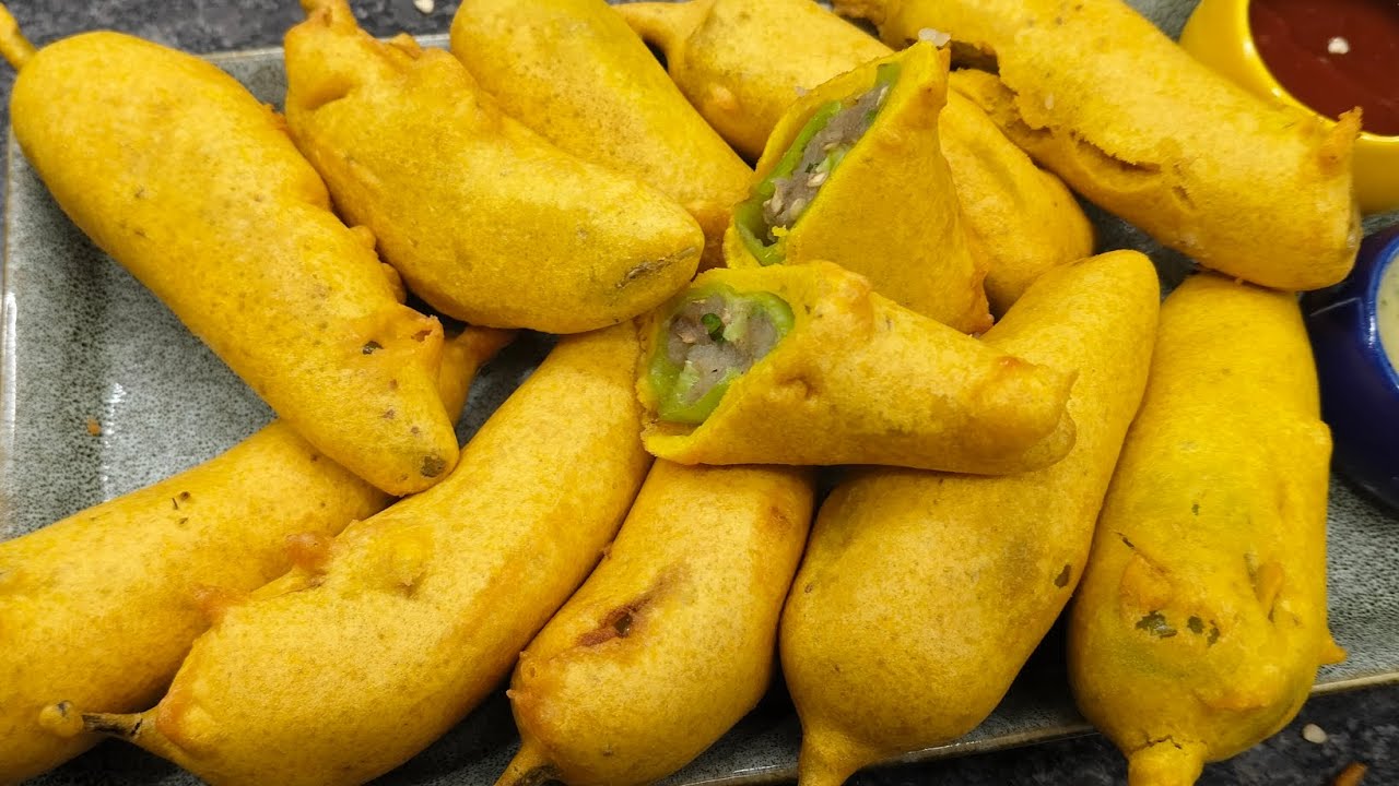 MIRCHI vada recipe|how to make chilli pakoda|chilli pakoda kese banate hai|mirchi vada kese banate h