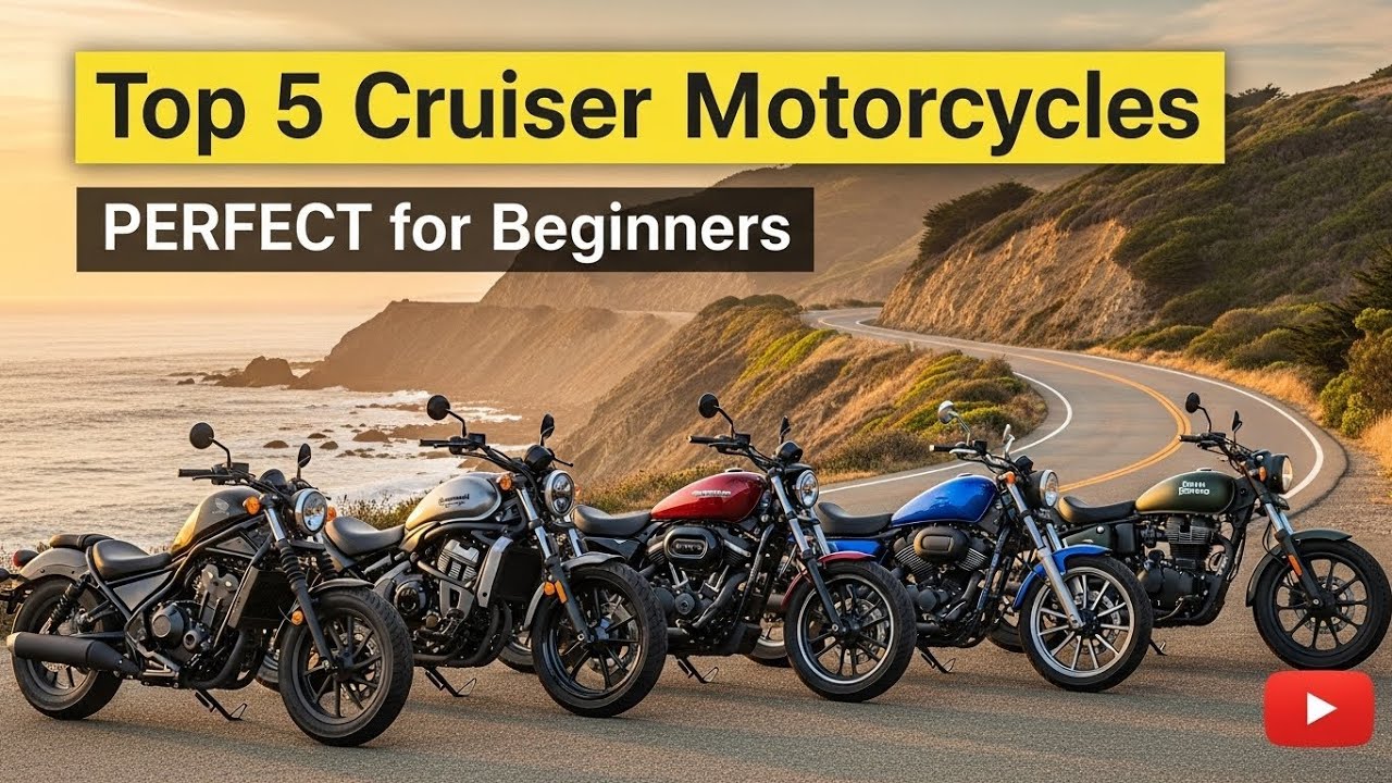 Top 5 Cruiser Motorcycles That Are PERFECT for Beginners