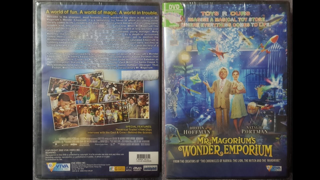 Opening to Mr. Magorium's Wonder Emporium (2008) DVD (Philippines)