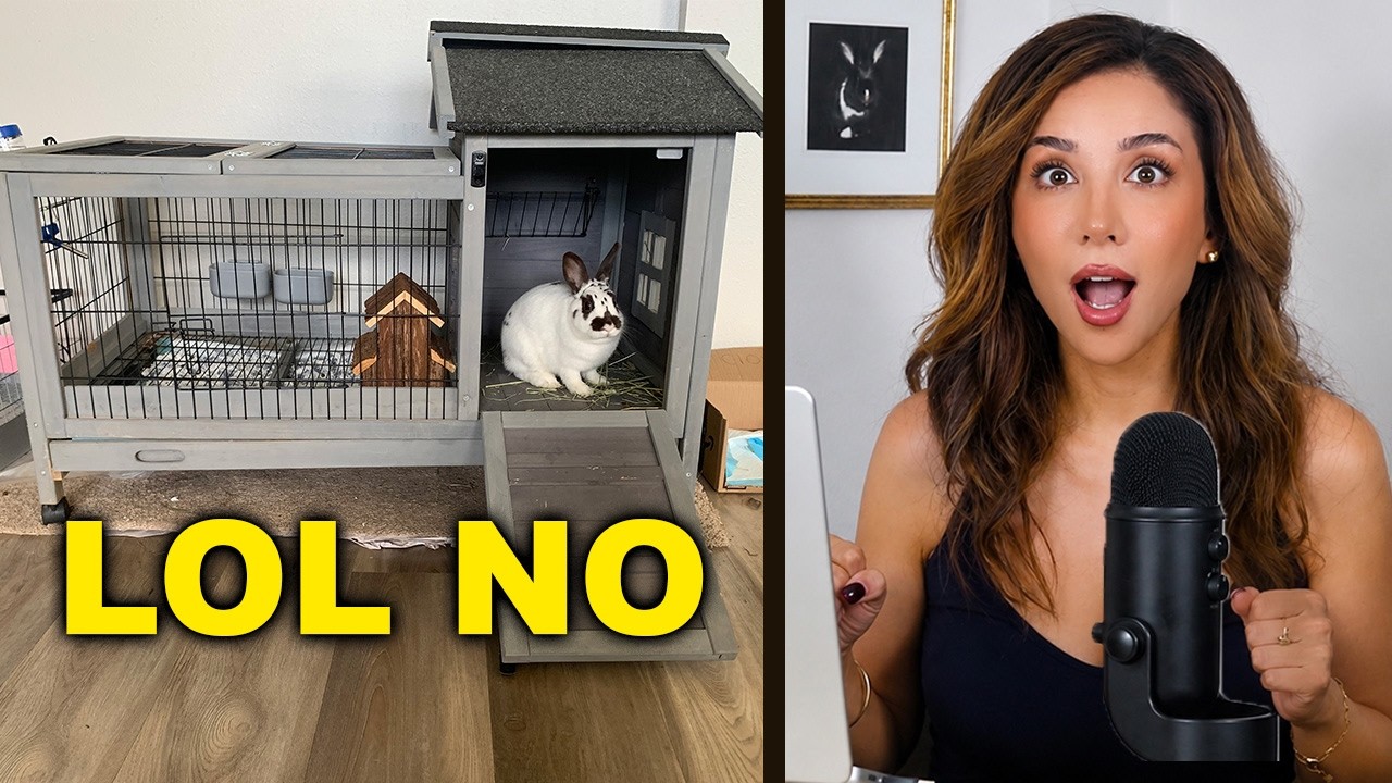 REACTING TO OUR SUBSCRIBERS RABBIT HABITATS! | EP. 9
