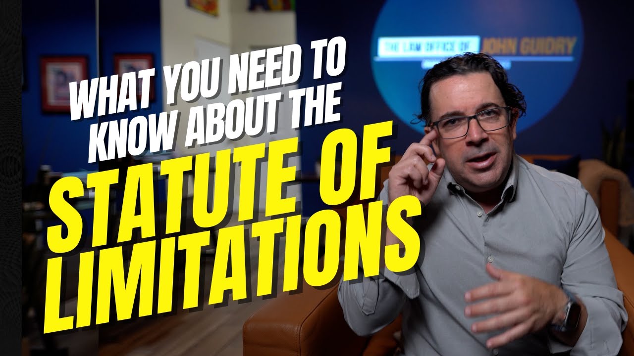 What the Statute of Limitations Means to You
