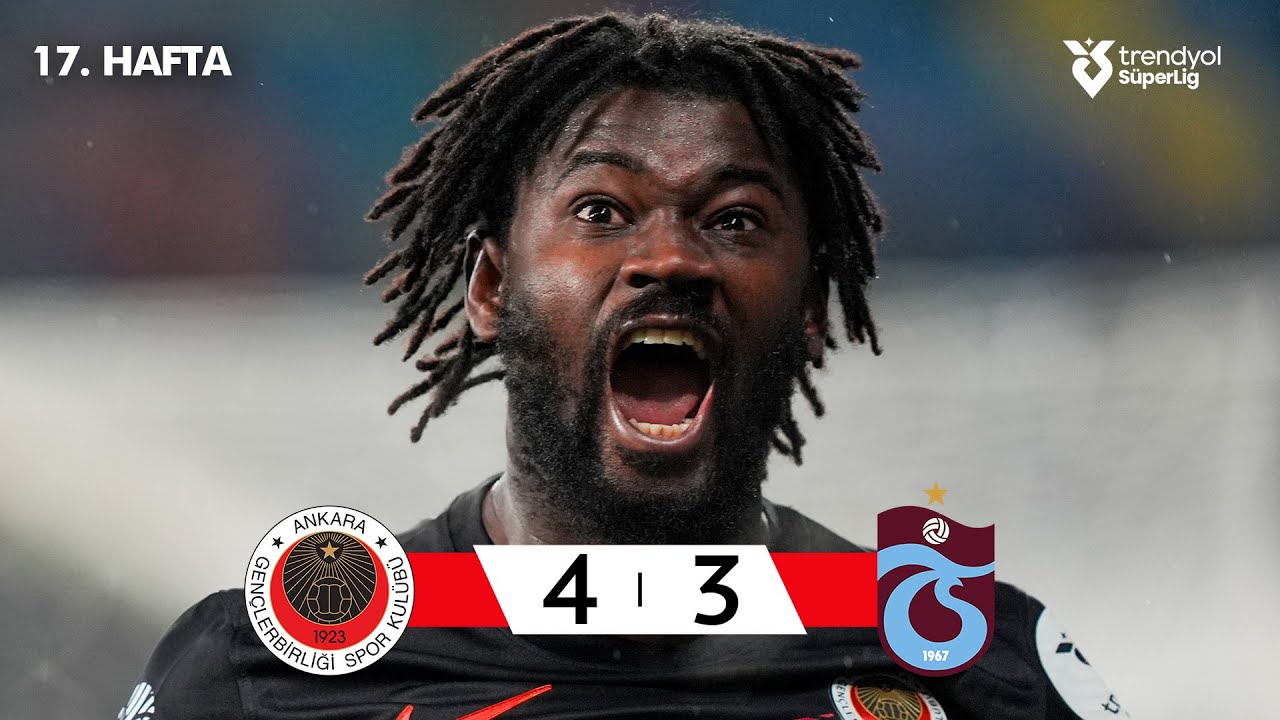 Gen&ccedil;lerbirliği (4-3) Trabzonspor - Highlights/&Ouml;zet | Trendyol S&uuml;per Lig - 2025/26