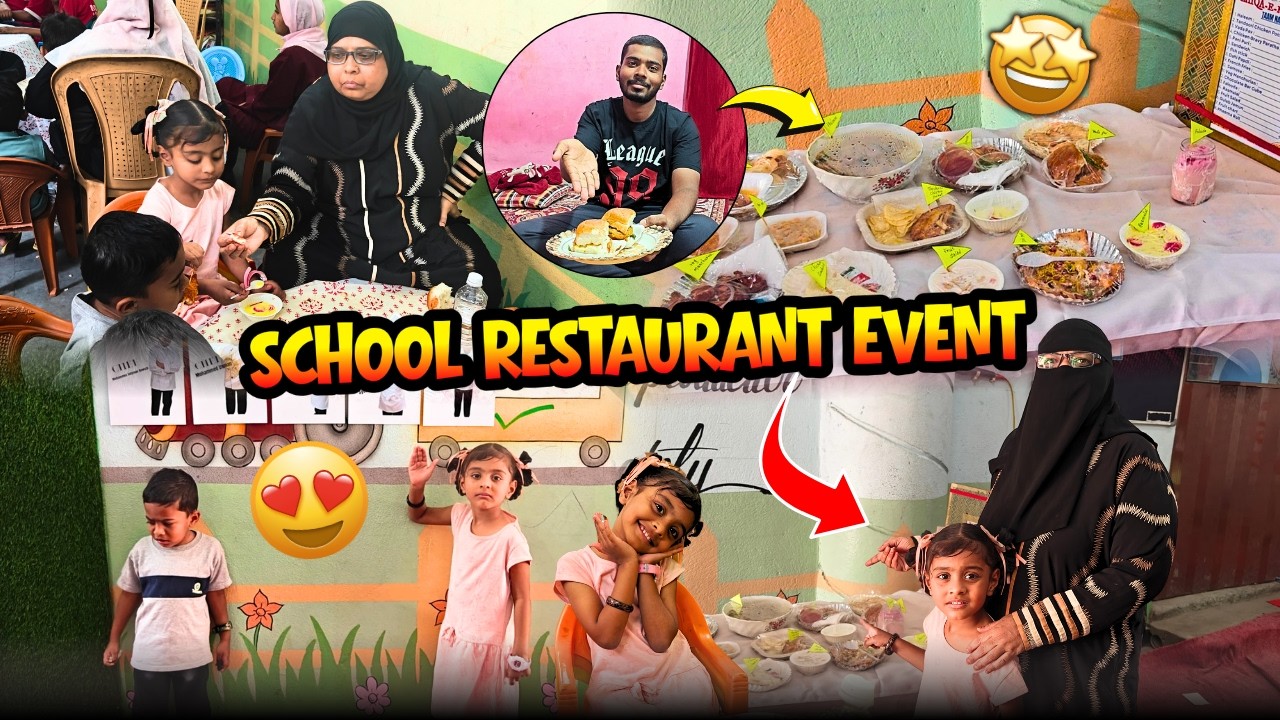 Restaurant Event At My Kids School!🤗