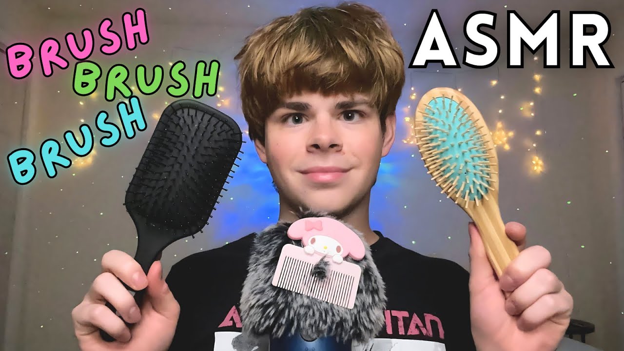 ASMR Brushing Your Hair 💤 Hair Brush Sounds | Personal attention | Scalp Massage