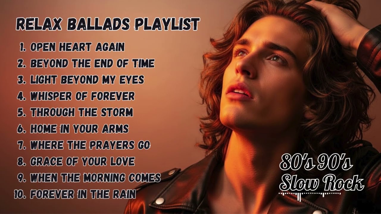 Slow Rock for a Soft Night 🎸 | Warm Romantic Ballads to Calm the Heart