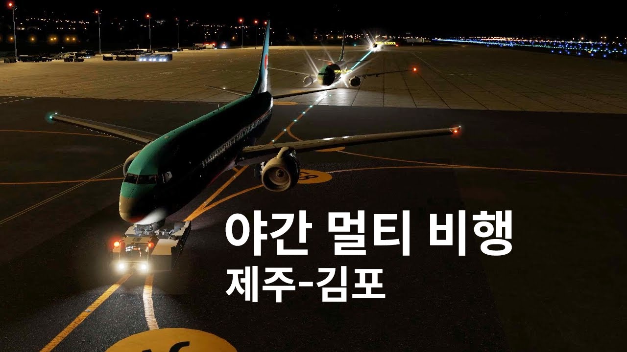 시청자랑 야간 비행하기 | ZIBO MOD 737 | 엑스 플레인 11 | X Plane 11