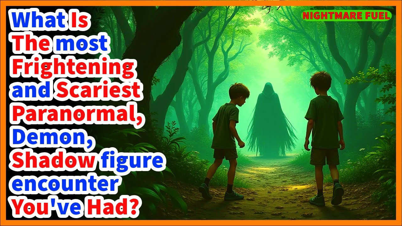 What is the most frightening and scariest paranormal, demon, shadow figure encounter you've had?