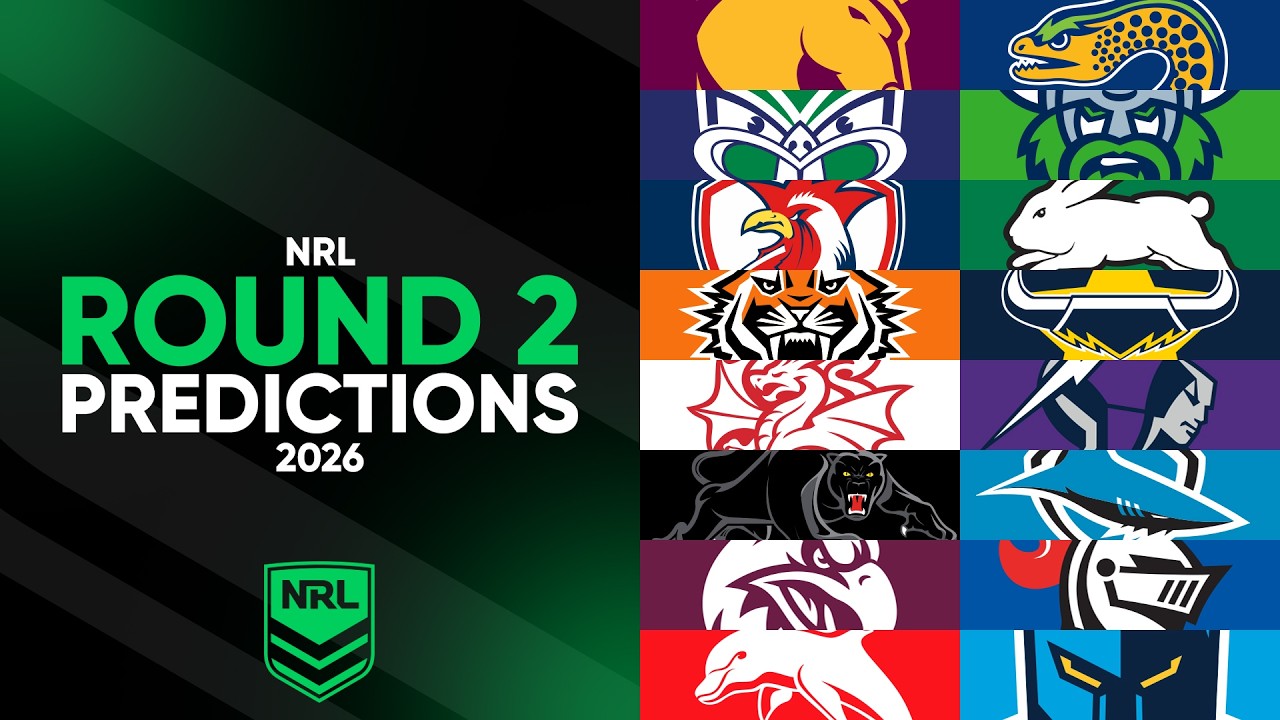 Прогнозы на 2-й тур NRL 2026 года 🏉