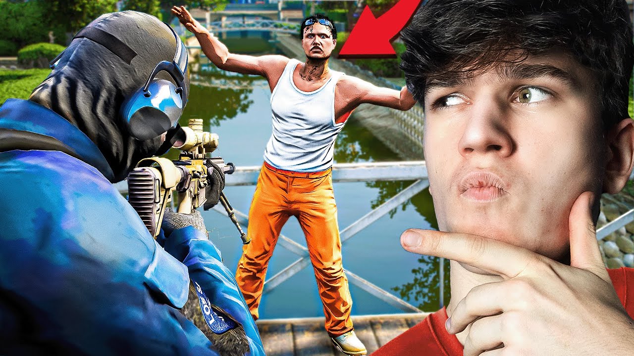 GTA V UCIEKINIER - WPADŁEM W ZASADZKE!😲 2/3