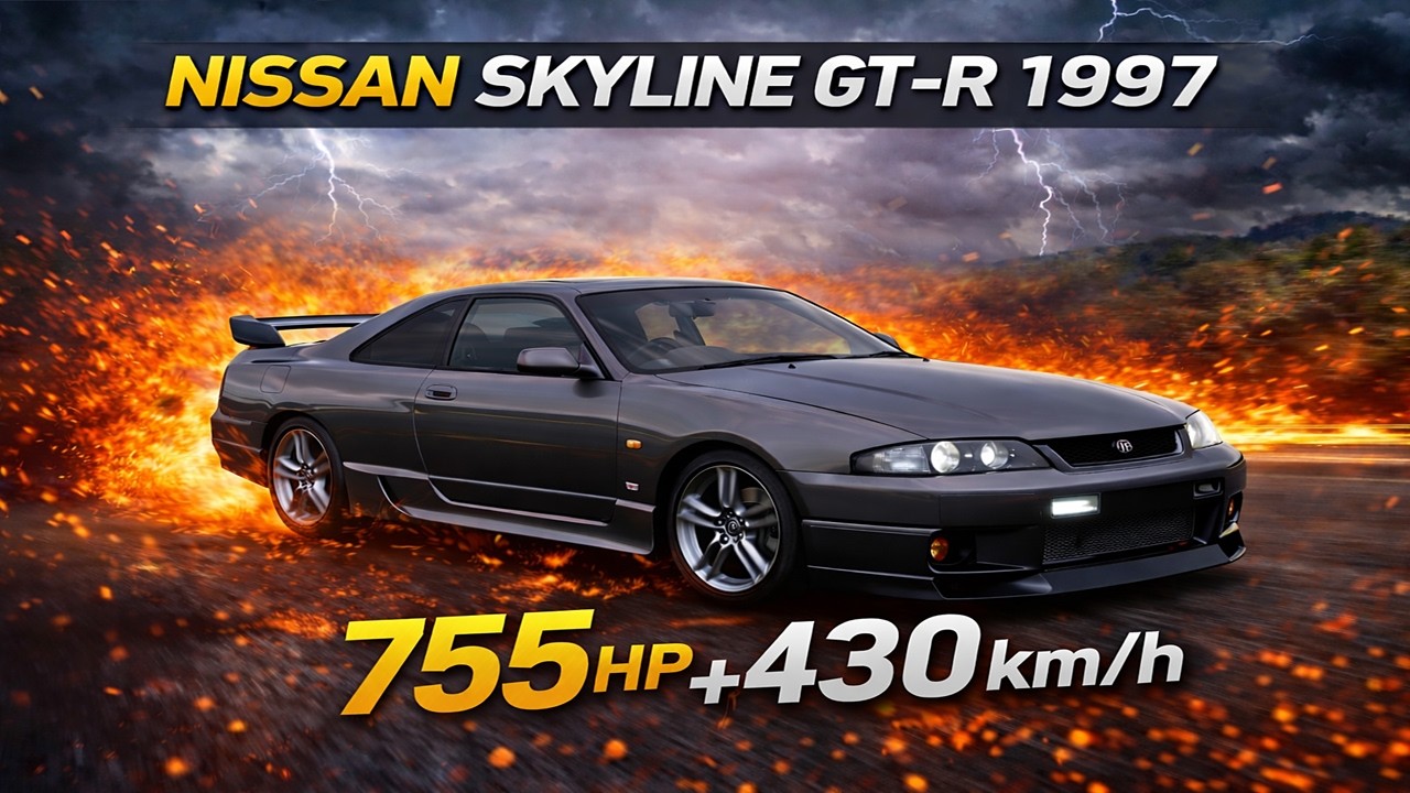 (4K) 755HP Nissan Skyline GT-R 1997  (430 km/h) - Forza Horizon 5