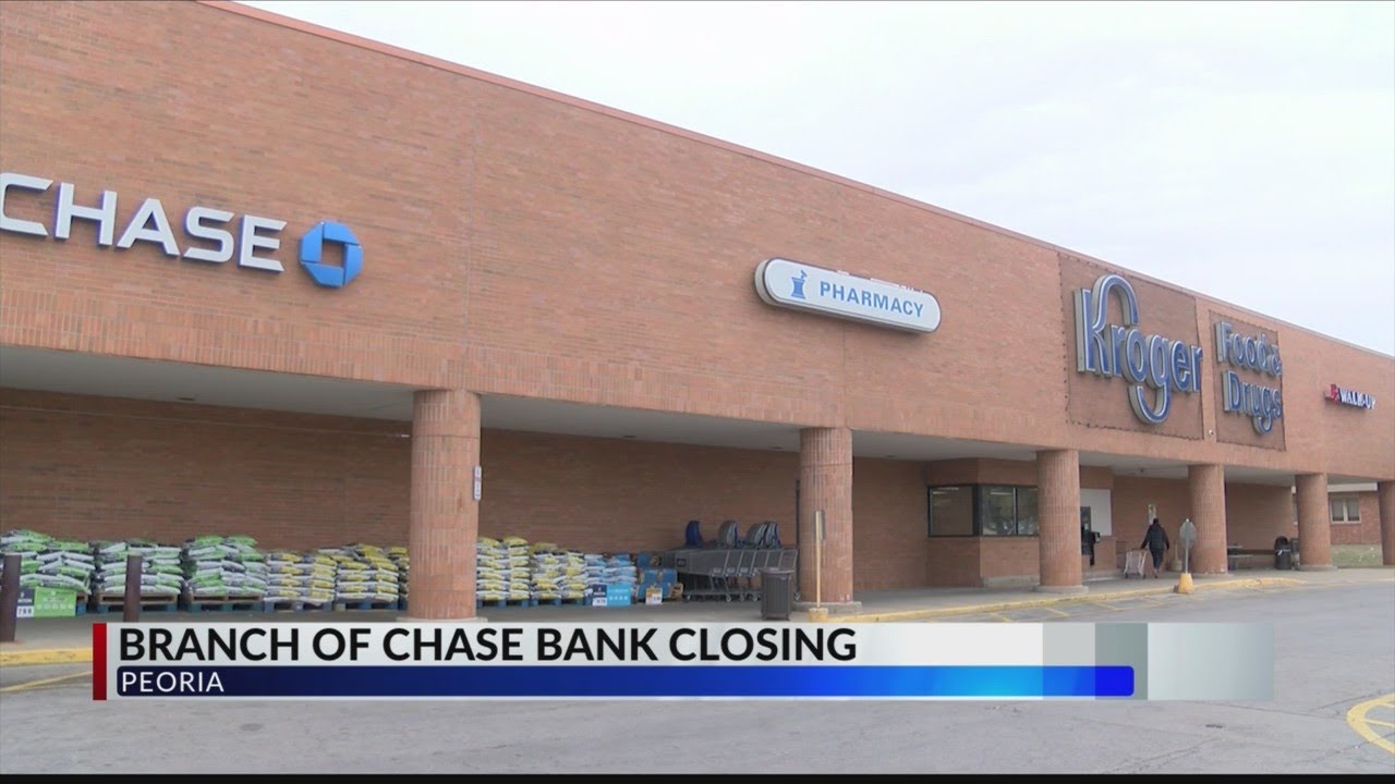 Branch of Chase Bank Closing