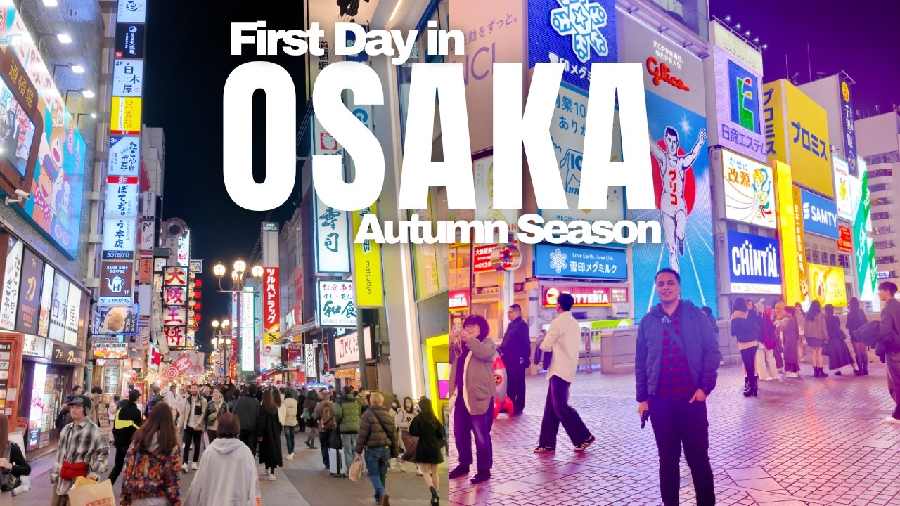 First Day in Osaka (Autumn) 🇯🇵 | Travel Requirements, Immigration, Dotonbori Nights & Ichiran Ramen