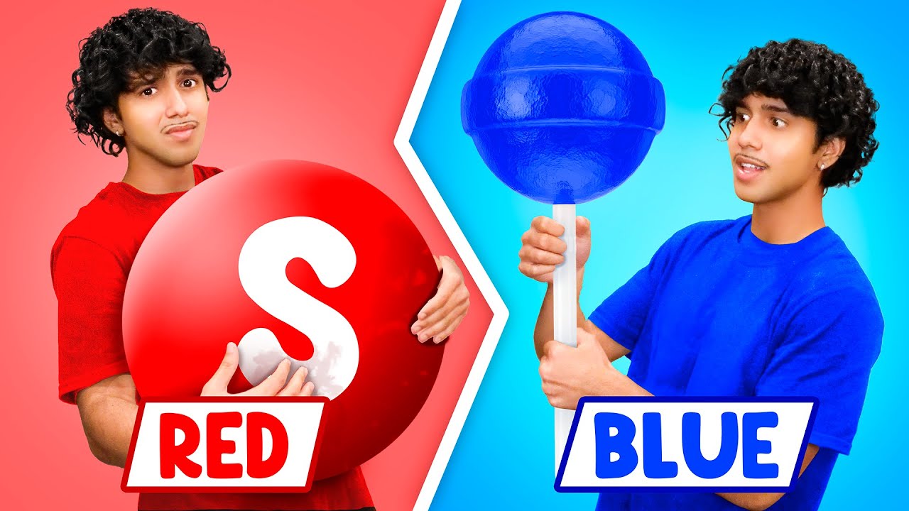 EATING ONLY ONE COLOR FOOD FOR 24 HOURS!
