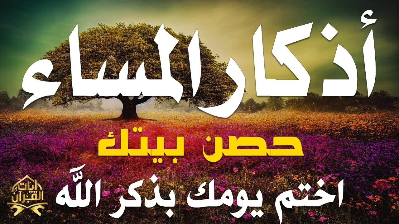اذكار المساء راحة وسكينة لقلبك تحصن بيتك وأهلك Dzikir Malam Evening azkar By Alaa Aqel