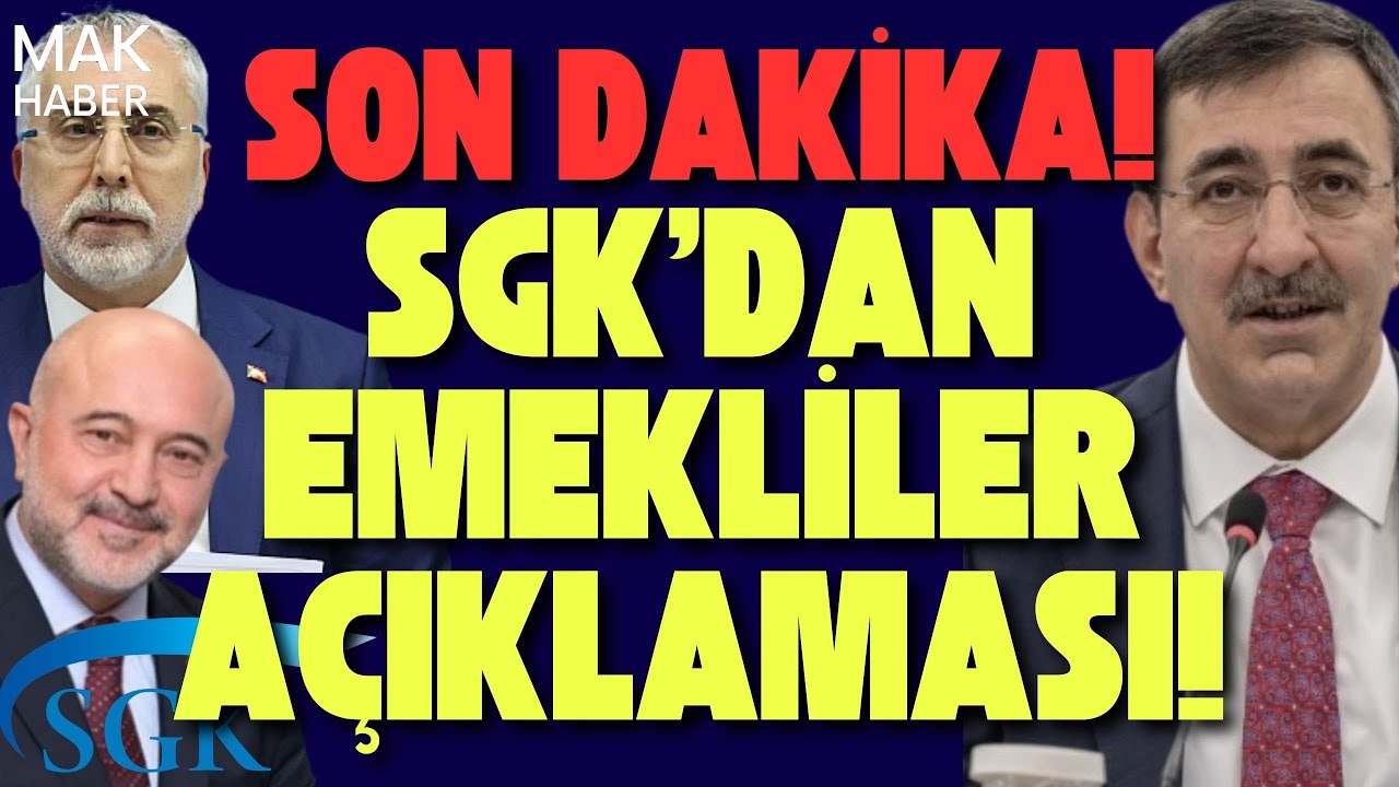 ''50-55 YAŞ'' SGK'DAN SON DAKİKA EMEKLİ A&Ccedil;IKLAMASI: D&Uuml;Ş&Uuml;K MAAŞ...!