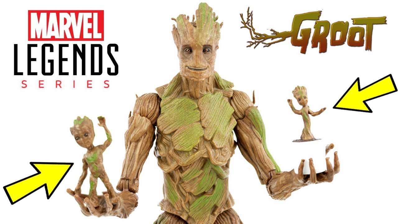 Review boneco GROOT Evolution - Marvel Legends exclusivo Toys R Us - Guardiões da Galáxia