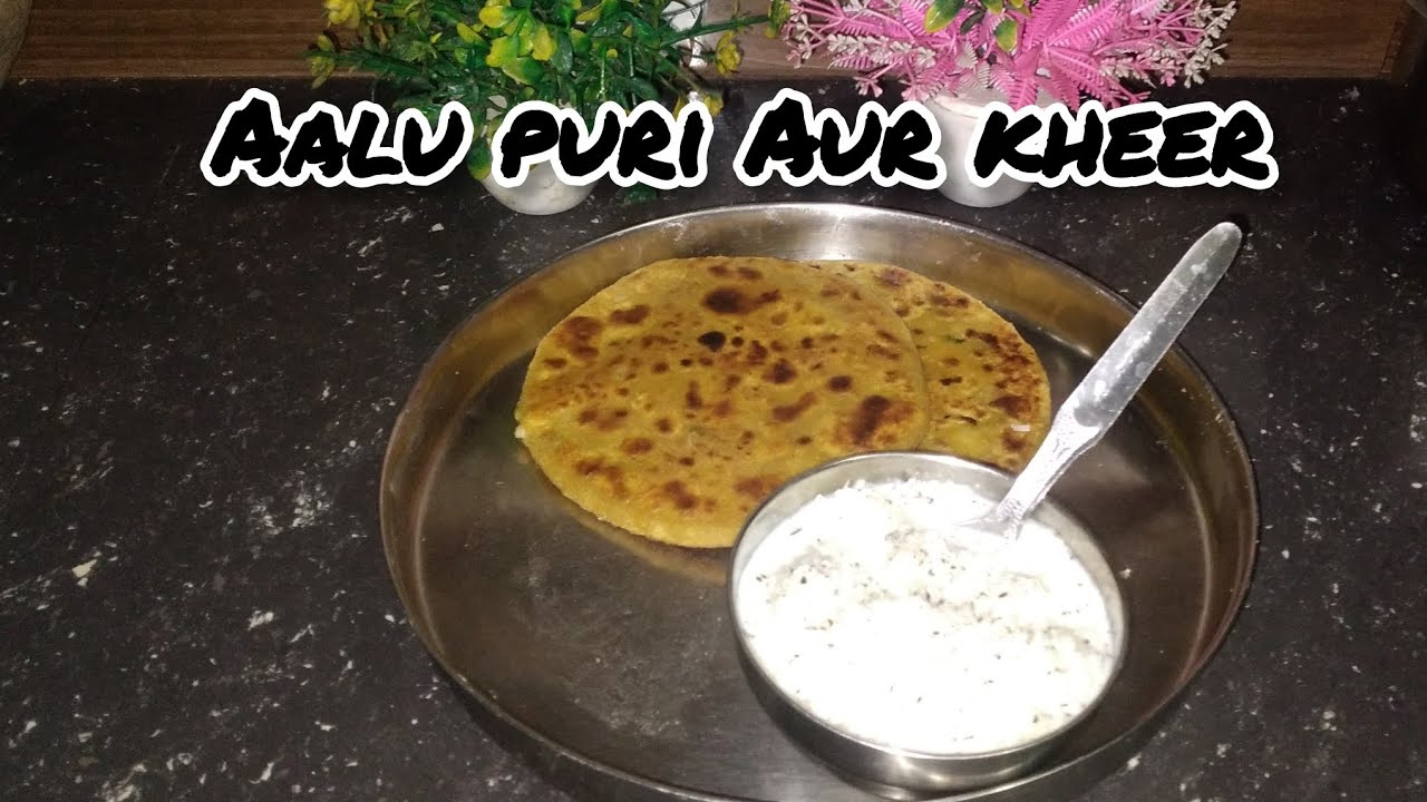 Aalu puri aur khe#lunchthali er#breakast #healthybreakefast #easyrecipe #recipe #explore 