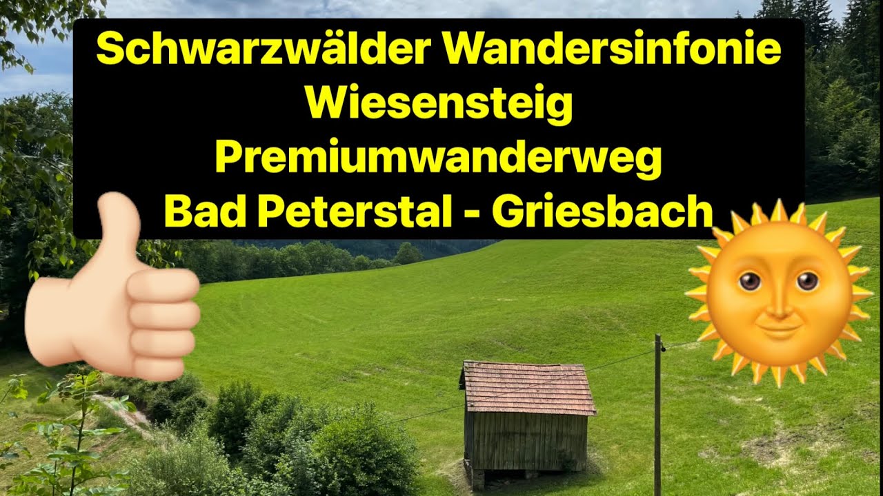 Schwarzwälder Wandersinfonie „Wiesensteig“ Bad Peterstal-Griesbach Premiumwanderweg