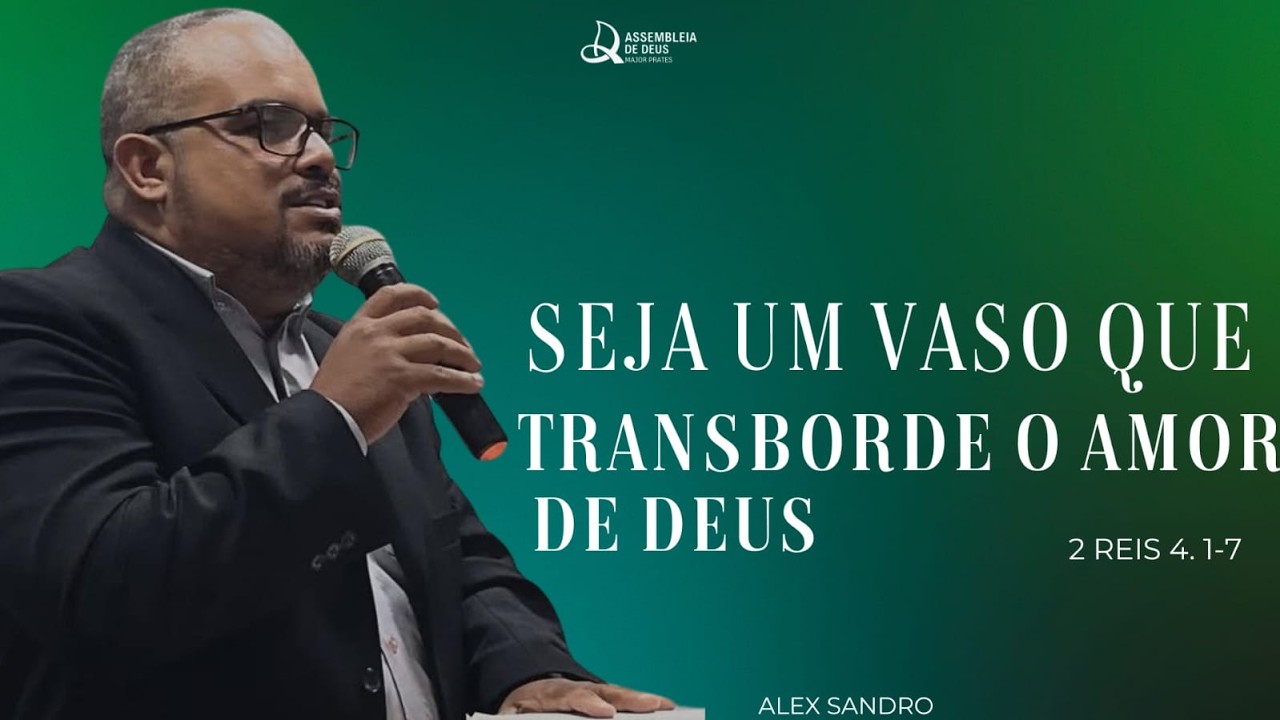 Seja um Vaso que transborde o Amor de Deus | 19/02/2026