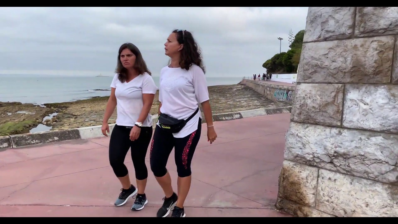 【4K】Ocean Promenade - A Walking Tour by the Sea - Oeiras, Lisbon, Portugal