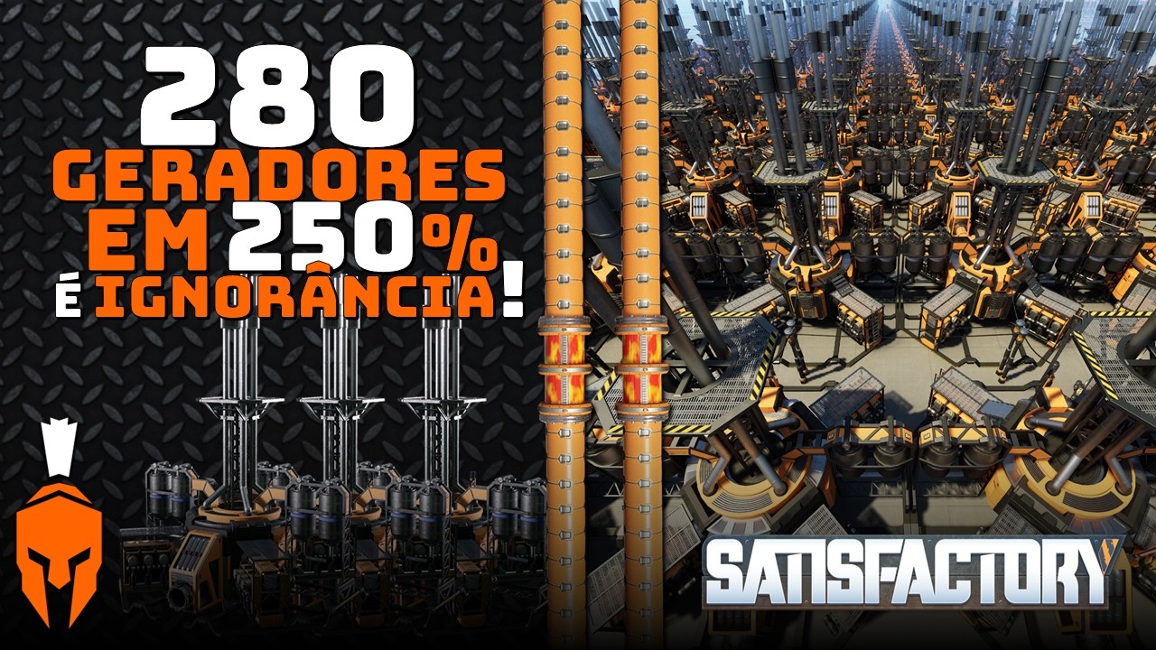 Projeto Épico: 175 GW com Combustível de Foguete | Satisfactory