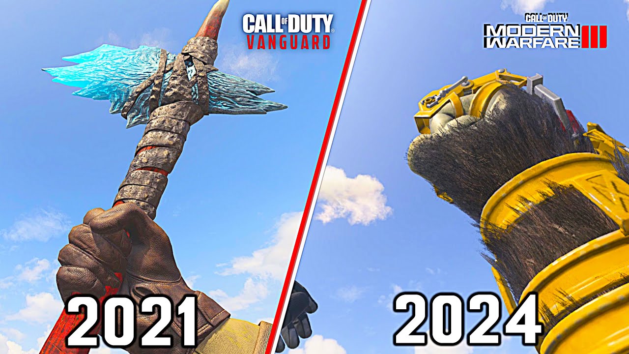 KONG weapons - Call of Duty: Vanguard vs Modern Warfare 3