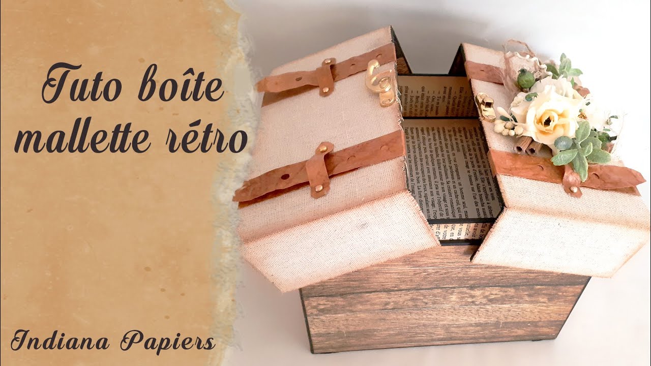 Tuto boîte : mallette rétro