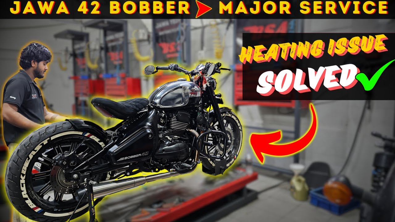 JAWA 42 BOBBER Major Service🔧 || Avoid SCAMS & Fix HEATING Issues Permanently‼️