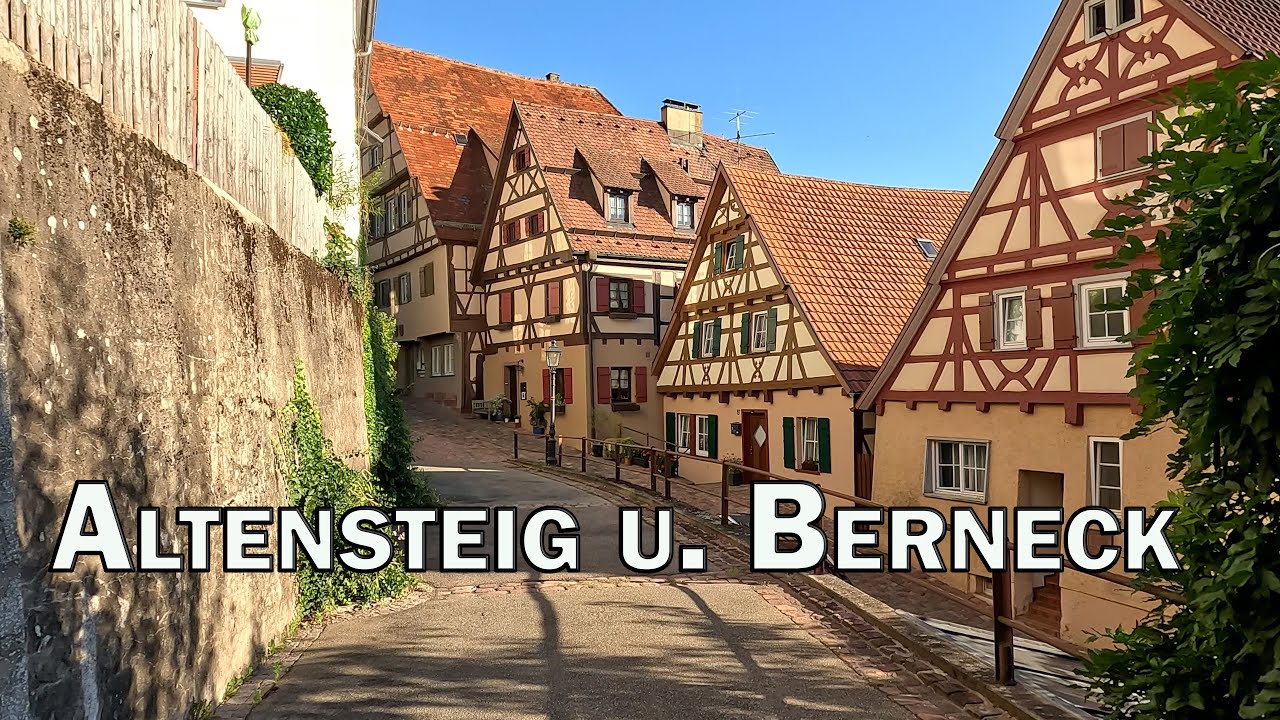 Impressionen der historischen Schwarzwaldstädte Altensteig und Berneck