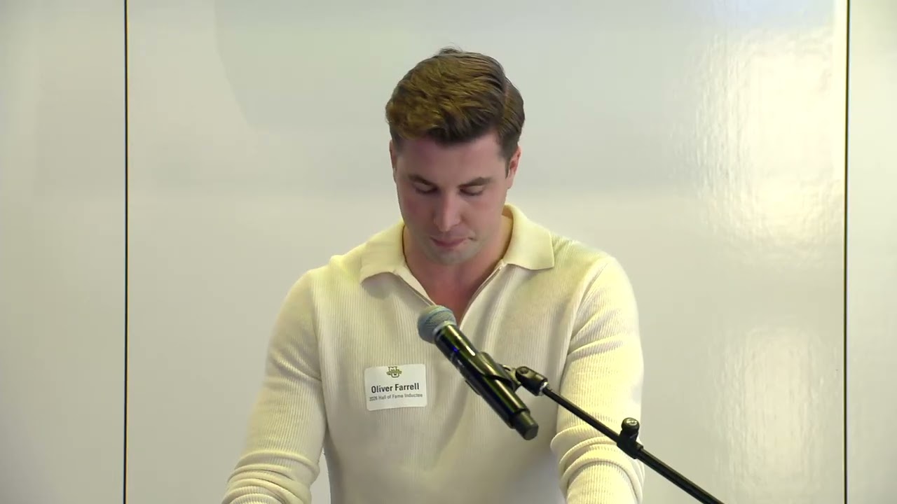 2026 Marquette M Club Hall of Fame Speech: Oliver Farrell